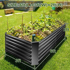EDOSTORY Metal Raised Bed Garden Bed Kit, Large Metal Raised Garden Beds - Image 3