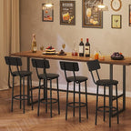 HOOBRO Bar Stools, 25.2" Bar Chairs - Image 4
