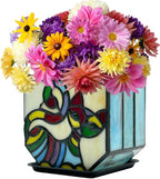 Stained Glass Cat Pot with Drainage, Cute Planters - Image 7