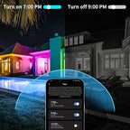 KSIPZE 50ft Outdoor led Strip Lights Waterproof IP68, RGB Outdoor led Lights - Image 4