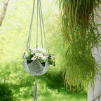 Shappy 1 Pack Jute Crochet Long Plant Hanger - Image 5