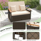 Tangkula Patio Rattan Daybed - Image 7