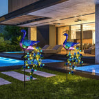 DREAMSOUL Peacock Solar Garden Lights Outdoor Decorative Stake, Waterproof - Image 5