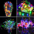4Pack 80Ft 240LED Fairy Lights Battery Operated - Image 2