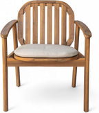 Christopher Knight Home Meja Acacia Wood Outdoor Dining Set - Image 5