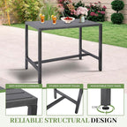 Outdoor Patio Counter Height Bar Table - Image 5