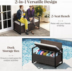 Tangkula 40 Gallon Outdoor Bench - Image 5