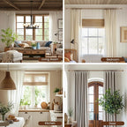 1” Diameter Curtain Rods Itself is 30 to 60 inch 2 Pack Fit 30-54 inch Window - Image 7