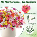 MACTING 24 Bundles Artificial Flowers - Image 4