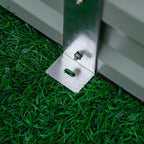 Outsunny Galvanized Raised Garden Bed, - Image 9