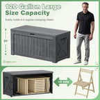 Greesum Outdoor Storage Box 120 Gallon Storage Bin - Image 5