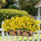 20 Bundles Artificial Flowers for Outdoors, UV Resistant Fake Plants Flowers - Image 6