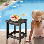 LZRS Adirondack Square Outdoor Side Table - Image 2
