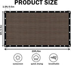 Sun Shade Cloth with Grommets, 90% UV Protection Shade Fabric, Pergola Shade - Image 2