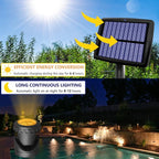 AVEKI Solar Pond Spotlights, 2 in 1 12 LED Solar Underwater Lights - Image 2