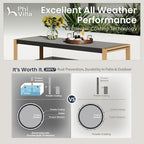 PHI VILLA Outdoor Bar Table for 2-4 Person - Image 3