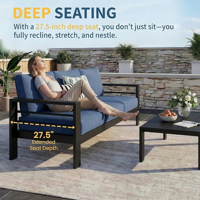 Wisteria Lane Aluminum Patio Furniture Set - Image 5