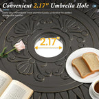 Patio Dining Table, Cast Aluminum Patio Tables - Image 3