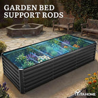 YITAHOME 8x4x2ft Large Raised Garden Bed Kit, Galvanized Metal Planter Box - Image 7
