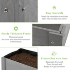Raised Garden Bed with Legs, Outdoor Wood Elevated Planter Box, Thick Legs - Image 5