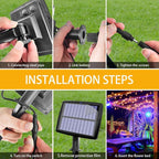 AVEKI Solar Pond Spotlights, 12 LED Solar Underwater Lights - Image 4