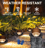 CLOUDY BAY 9W Well Lights Landscape LED In Ground Outdoor, Shielded Top - Image 7