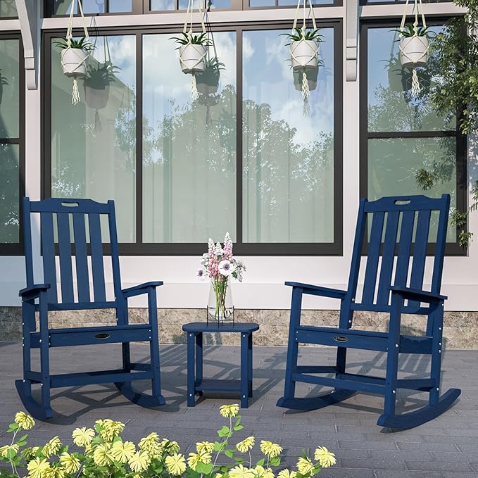 Oversized Rocking Chair Set of 8, Outdoor Rocking Chair - Image 2