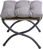 15" Foldable Foot Stool Ottoman by WELL-STRONG