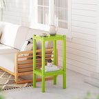 WestinTrends Malibu 36" Outdoor Adirondack HDPE 2-Tier Patio Side Table - Image 2