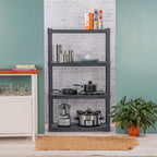 Sterilite 2-Pack 4 Shelf Unit, Heavy-Duty Shelving Storage and Utility Rack - Image 2