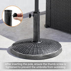 Yaheetech 22 lbs Outdoor Umbrella Base, Heavy Duty Market Umbrella Base Stand - Image 8
