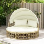 Tangkula Outdoor Patio Round Daybed - Image 8