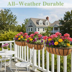 English Inviting Horse Trough Balcony Planter - Image 6