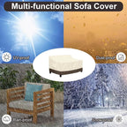 PureFit Outdoor Couch Cover Waterproof Patio Sofa Furniture Covers, 2-Seater - Image 6