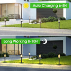 Solar Lights Outdoor, 12 Pack Waterproof Solar Landscape Lighting - Image 7