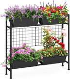 OYEAL Raised Garden Bed with Legs & Trellis, Vegetables by OYEAL