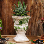 Sungmor Small Ceramic Urn Planter - Image 4