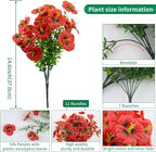 12 Bundles Artificial Pansy Flowers - Image 3