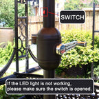 Sunnyglade 9' Solar LED Lighted Patio Umbrella - Image 2