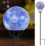 VCUTEKA Solar Outdoor Lights Garden Decor Mosaic Solar Garden Lights Waterproof by VCUTEKA