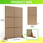 Outdoor Privacy Screen, Freestanding Privacy Fence Panels - Image 7
