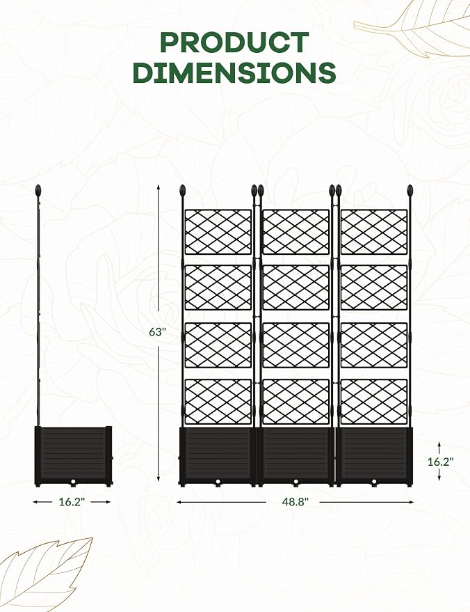 IDEALHOUSE 3 PCS Raised Garden Bed - Image 5