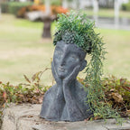 Newman House Studio Face Cactus Succulents Planter Pot - Image 6