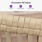 PURPLE LEAF 9 Piece Longer Outdoor Dining Set - Image 2