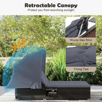 Tangkula Outdoor Rattan Daybed - Image 6