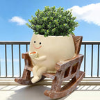 Smiley Face Planter Pot, Cute Plant Pots by Unknown