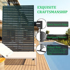 6FT Outdoor Metal Privacy Screen – Decorative Privacy Fence and Room/Garden - Image 3