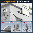 Onforu 200W Flood Lights Outdoor, 19000lm Bright LED Work Light - Image 2