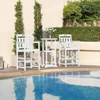 Outdoor Bistro Bar Set, Patio High Top Table and Bar Height Tall Adirondack - Image 2