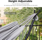 SUNCREAT Stand Alone Hammocks for Outside, 2 Person Self Standing Hammock - Image 6